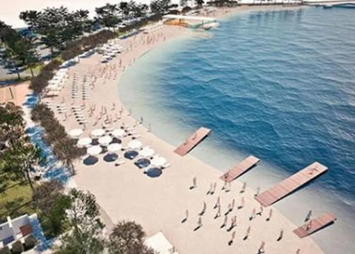 Апартаменты In Brodarica With Sea View, Balcony, Air Conditioning, Wifi 5183-1